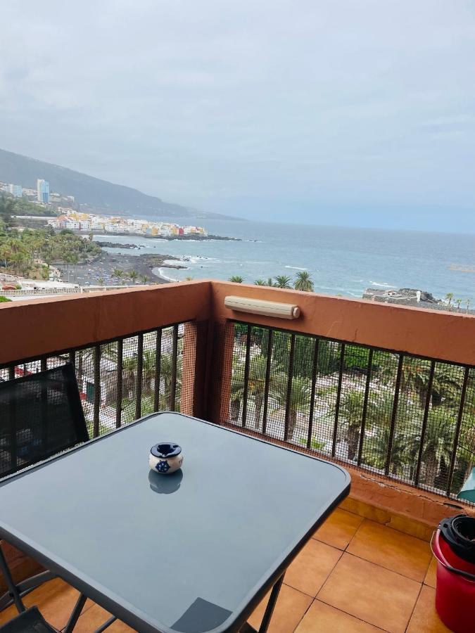 Ferienwohnung Magnificent Studio With A Terrace Overlooking The Sea! Puerto de la Cruz  Exterior foto